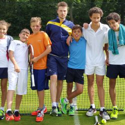 Jugadores en el Yorkshire Tennis Camp